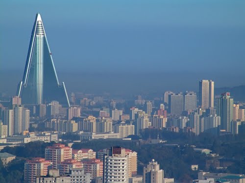 Pyongyang skyline