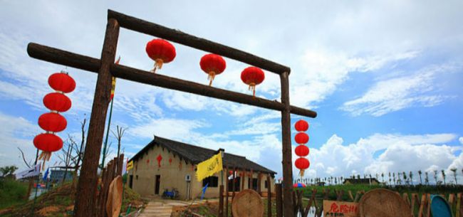农家乐的十字路口