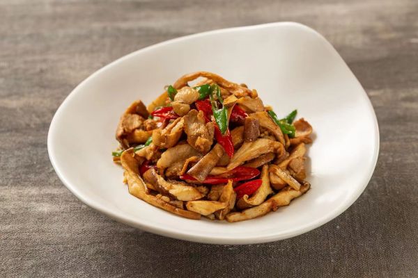 圖4豬肚菌炒黑豬肉88元每份