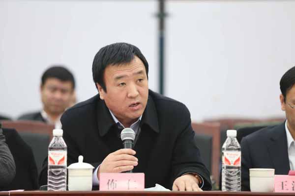 内蒙古自治区苏尼特右旗书记布仁介绍天成国际畜产业中心项目