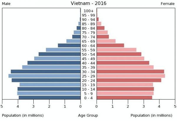 越南人口的情况_长期战乱,造成越南人口基数下降、性别比例严重失衡,部分地