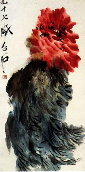 水墨极致:赏齐白石《牡丹》